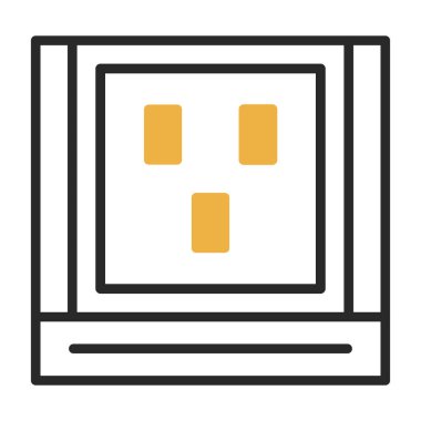 Ev simgesinin vektör illüstrasyonu