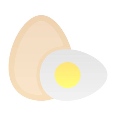 Yumurta Simgesi, Vektör illüstrasyonu 