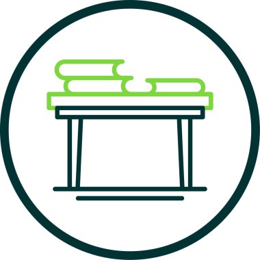 Kitap Tablosu simgesi, vektör illüstrasyonu 