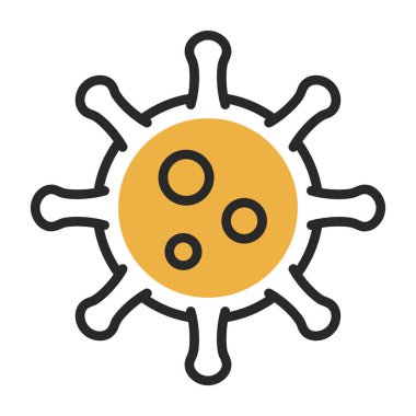 Virüs ikonu vektör illüstrasyonu