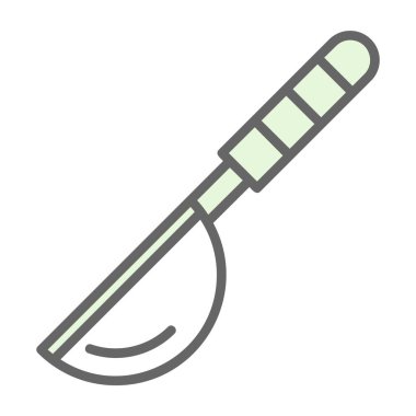 Ladle Web simgesi, vektör illüstrasyonu