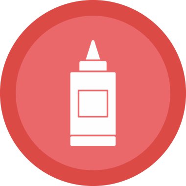 Yapıştırıcı ağ simgesi, vektör illüstrasyonu 