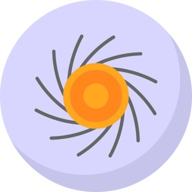 Çiçek. Web simgesi basit illüstrasyon