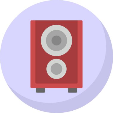 Müzik. Web simgesi basit illüstrasyon