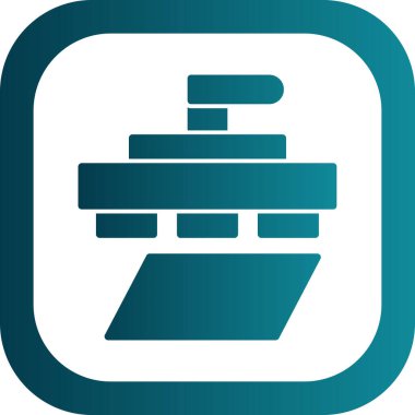 Benzersiz küp vektör simgesi