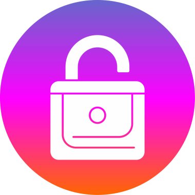 Kilitlenmemiş işaret vektörü çizimi.