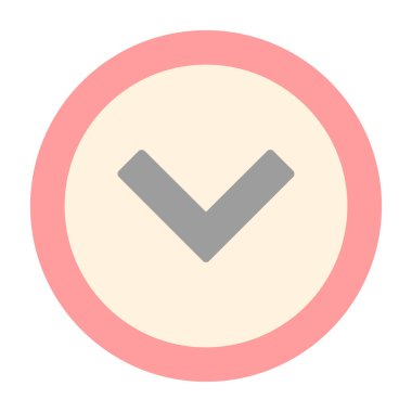 işaret simgesini işaretle, vektör illüstrasyonu 