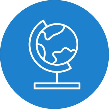 dünya küresel vektör düz tasarım 