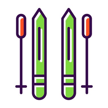 Kalem. Web simgesi basit illüstrasyon