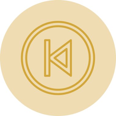 Modern simgenin vektör illüstrasyonu