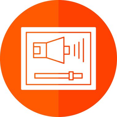 hoparlör vektör illüstrasyonu