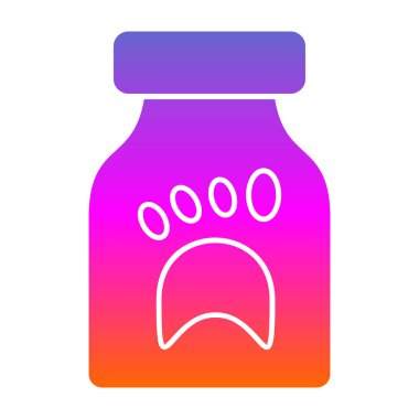 Bir şişe sıvının vektör çizimi