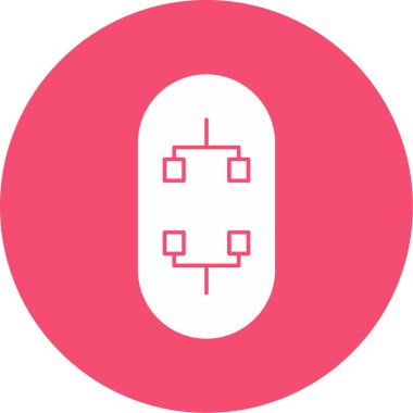 Modern kaykay simgesinin vektör illüstrasyonu                       