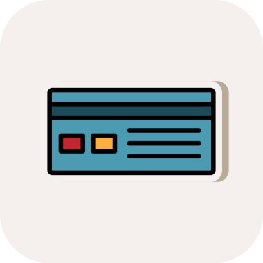 Kredi kartı vektör illüstrasyonu 