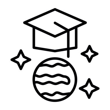 Mezuniyet başlığı simgesi, özet biçimi