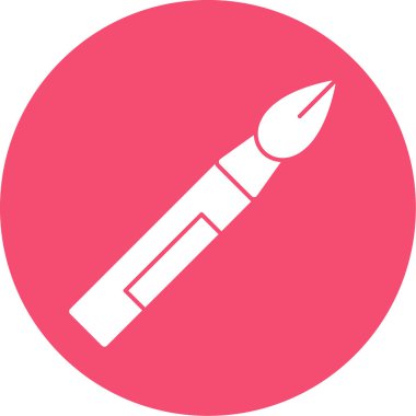 fırça ağ ikonu vektör illüstrasyonu