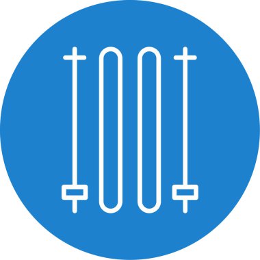 Modern b 'nin vektör illüstrasyonu kablo simgesinden yoksun