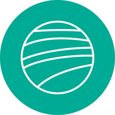 Kişisel ve ticari kullanım için vektör gezegen simgesi.