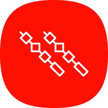 ok Ağı simgesi basit illüstrasyon