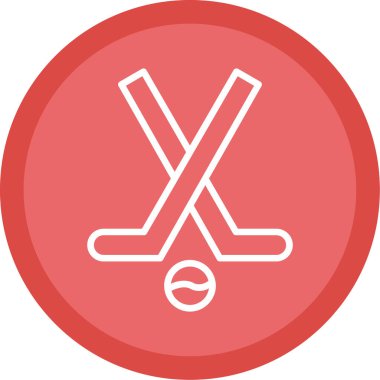 Modern Hokey simgesinin vektör çizimi                          