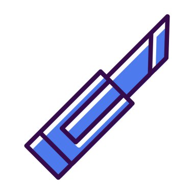 Bir karikatür kaleminin vektör çizimi