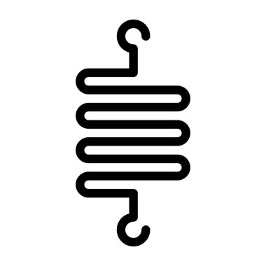 Web ve mobil uygulaması tasarımı, ip logo kavramı için beyaz arka plan üzerinde izole ip simge vektör