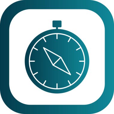 vector illustration of Compass modern icon            