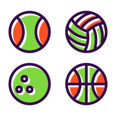 Basketbol topu vektör tasarım şablonu