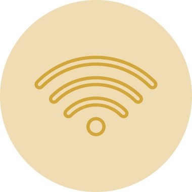 wifi simgesi, vektör illüstrasyonu basit tasarım