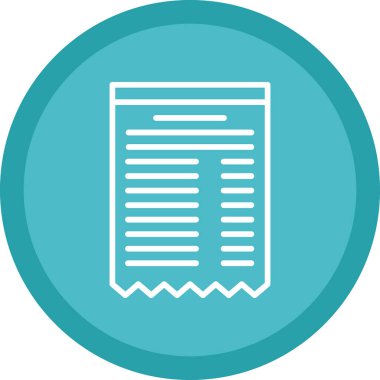 Belge. Web simgesi basit illüstrasyon