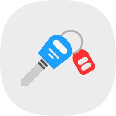 Anahtar. Web simgesi basit illüstrasyon