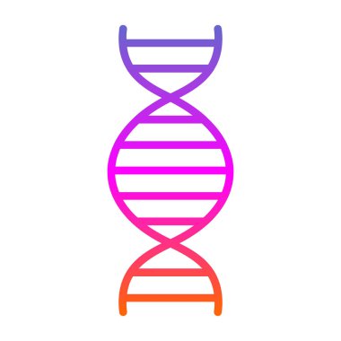 dna. Web simgesi basit illüstrasyon 