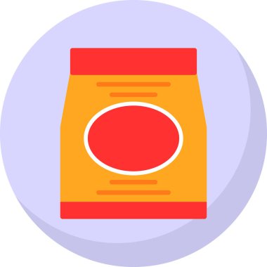 Yemek. Web simgesi basit illüstrasyon