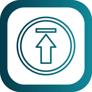 gönderme satırı simgesi, vektör illüstrasyonu