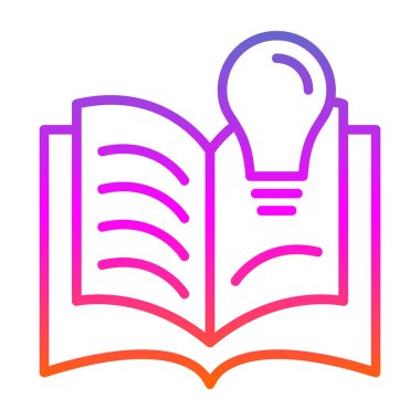 Kitap. Web simgesi basit tasarım