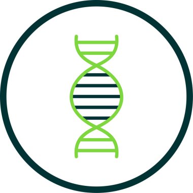 dna. Web simgesi basit illüstrasyon 