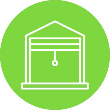 garaj simgesi vektör illüstrasyonu