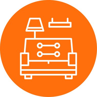 Modern b 'nin vektör illüstrasyonu eksik simgesi