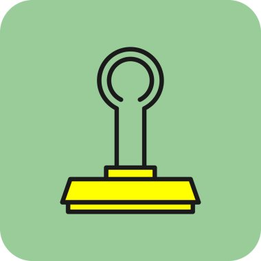 Damga web simge vektör çizim