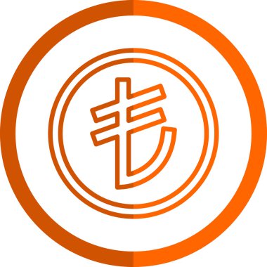 Yazı tura Çin ikonu vektör illüstrasyon tasarımı