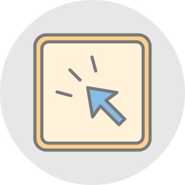 Seo İmleç simgesinin vektör illüstrasyonu
