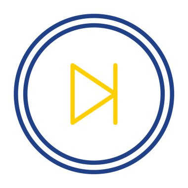  Atla. Web simgesi basit illüstrasyon