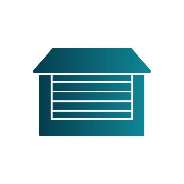 garaj simgesi vektör illüstrasyonu