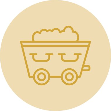 Tramvay Simgesi vektör çizimi