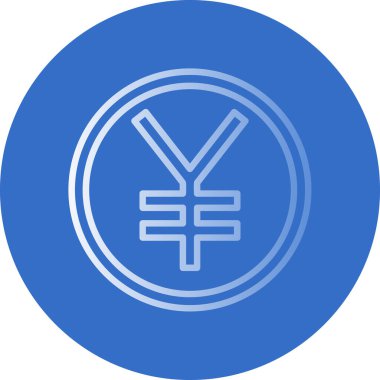 Vektör para simgesi çizimi