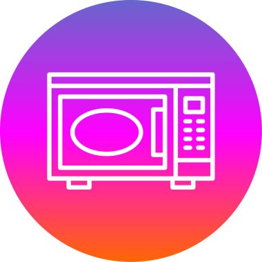 fırın ikonu vektör illüstrasyonu