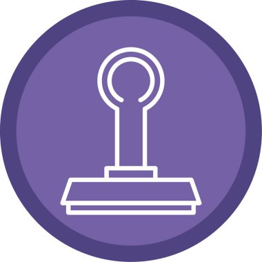 Damga web simge vektör çizim
