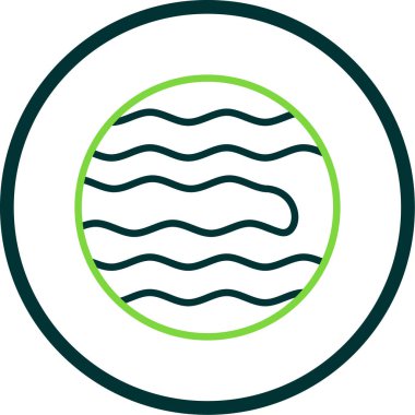 gezegen simgesi, vektör illüstrasyonu basit tasarım