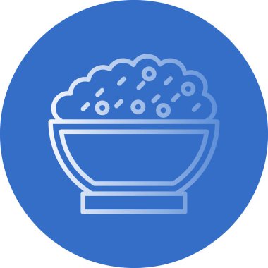 patlamış mısır ikonu vektör illüstrasyonu