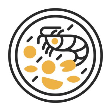 Gıda simgesinin vektör illüstrasyonu